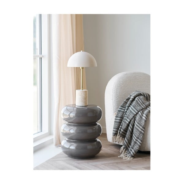 Beež laualamp metallvarjuga (kõrgus 45 cm) Sheffield – House Nordic-image-1