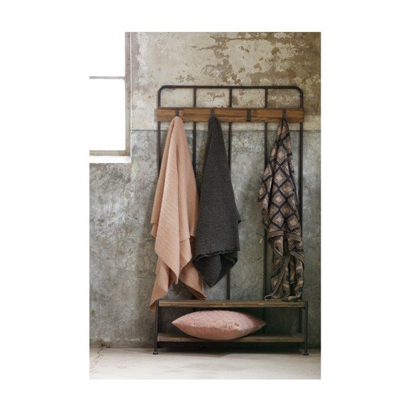 Béžovo-šedý přehoz BePureHome Double, 130 x 170 cm-image-2