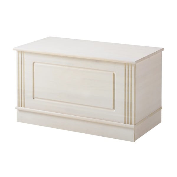 Valge männipuidust laegas 80x45 cm Anita - Støraa-image-2