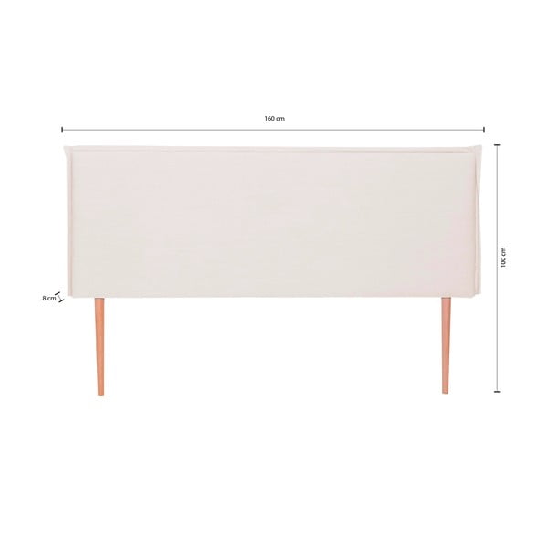 Beež pehme pealaud 160x100 cm Edmond - Really Nice Things-image-4