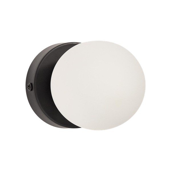 Valge/must metallist seinalamp ø 8 cm Brisia - Kave Home