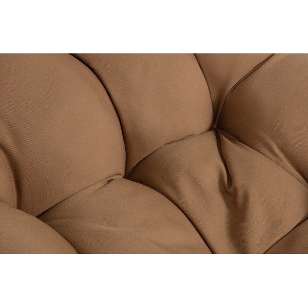 Pruun pöörlev aiatool rotangist kangastega Vive - WOOOD-image-1