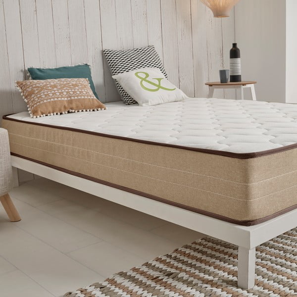 Keskmise/extrakindla vahtpolsterdusega kahepoolne madrats 160x200 cm Bamboo Eco Fresh - Moonia-image-3