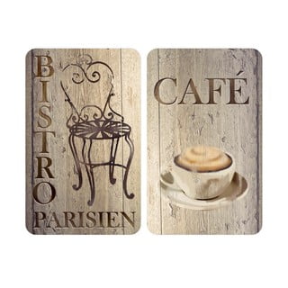 Klaasist pliidikatte komplekt 2 tk, 52 x 30 cm Bistro - Wenko
