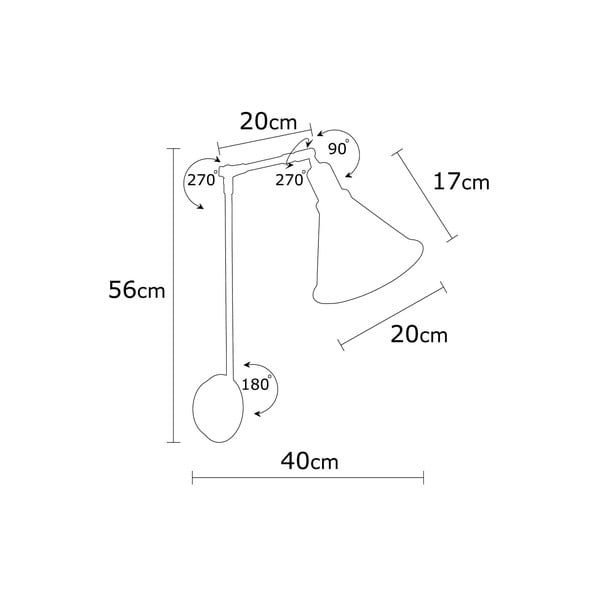 Must seinavalgusti Berceste - Opviq lights-image-4