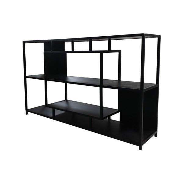 Mustast mangopuust riiul 150x90 cm - HSM collection-image-1