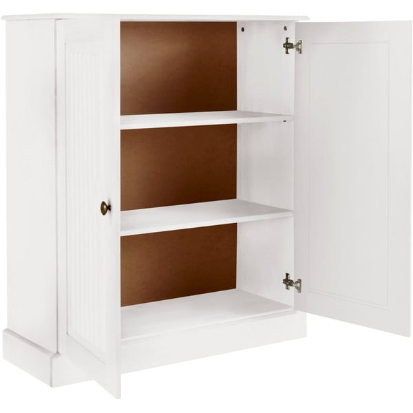 Valge männipuidust kapp 100x34 cm Mille - Støraa-image-3