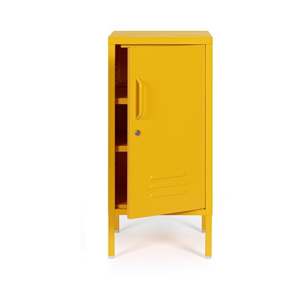 Kollane metallist lukustatav kapp 35x76x40 cm Cambridge - Yes Everyday-image-3
