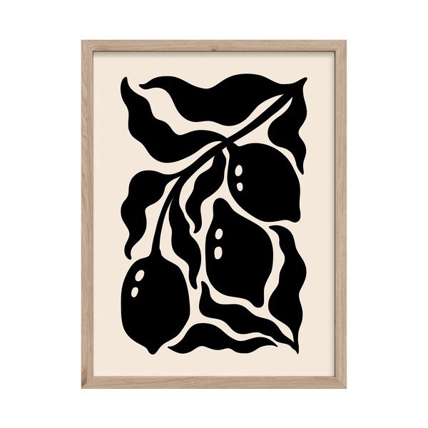 Trükitud pilt raamiga 30x40 cm Fruit - Styler