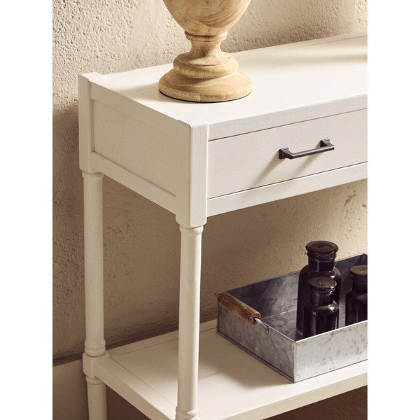 Valgest männist konsoollaud 35x91 cm Heritage - Premier Housewares-image-3