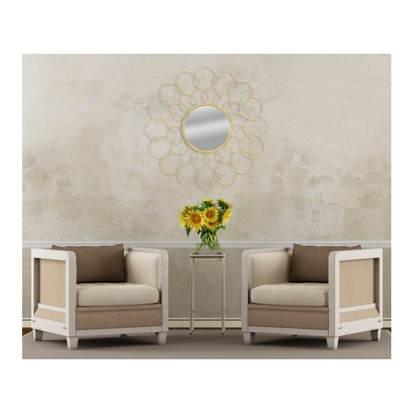 Kuldne seinapeegel , ⌀ 90 cm Girg - Mauro Ferretti-image-3