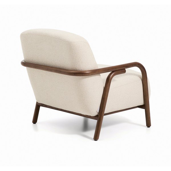 Beež šenillist tugitool Sylo - Kave Home-image-4