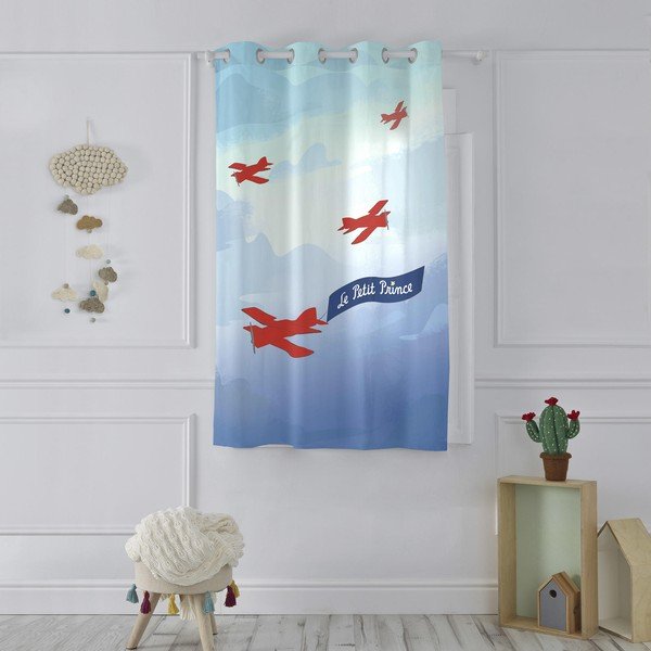 Laste kardin 180x135 cm Son avion - Mr. Fox-image-1