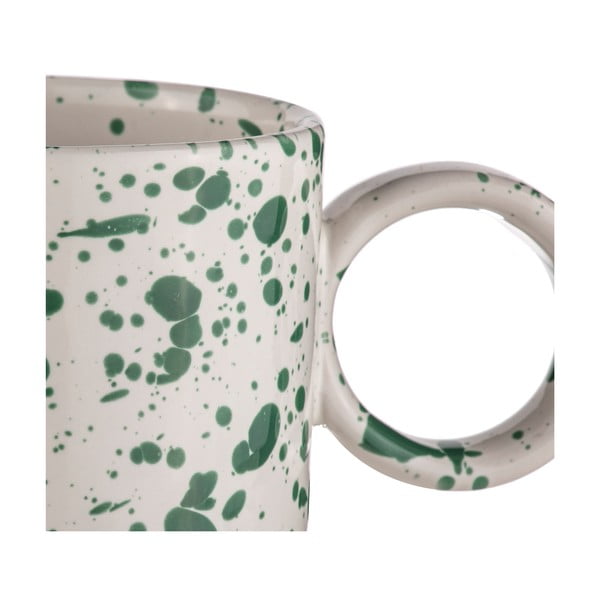 2-osaline valge-roheline kruusid komplekt 450 ml kivitööstusest Carnival - Ladelle-image-3