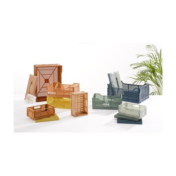 Heleroheline plastikust hoiukarp 40x30x17 cm - Homéa-image-3