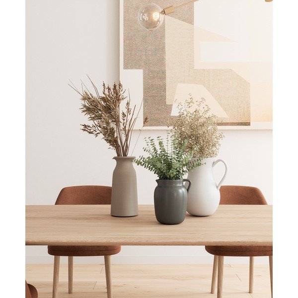 Beež keraamiline käsitöö vaas (kõrgus 30 cm) Bia - Artevasi-image-1