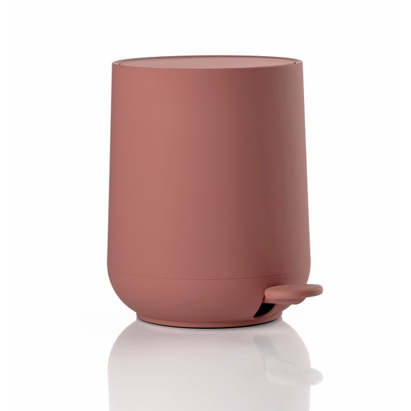 Helepunane plastikust prügikast 3 l Nova - Zone-image-2