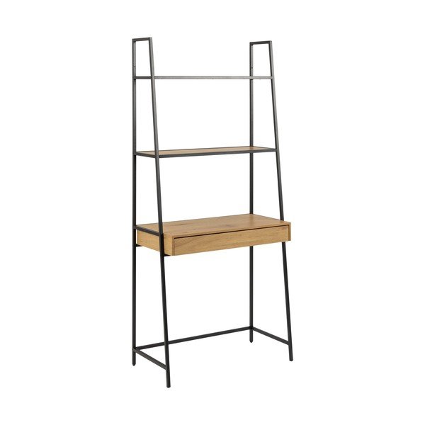 Must tamme raamaturiiul 77x175 cm Seaford - Actona-image-2