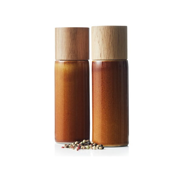 Keraamiline pipra- ja soolaveskite komplekt, 2 tk komplektis Amber - Bitz