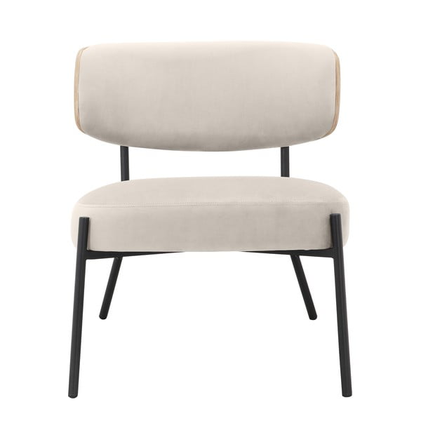 Kreem sametist tugitool koos jalatoega Jerry - Støraa-image-3