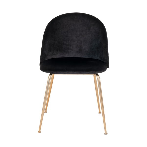 Mustad sametist söögitoolid 2tk komplektis Geneve - House Nordic-image-1