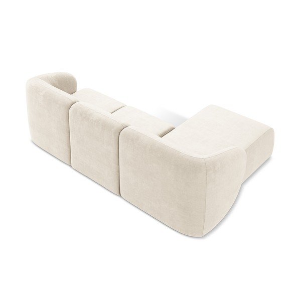 Beež šenill-nurgadiivan (vasak nurk/diivanvoodiga) Lani - Makamii-image-3