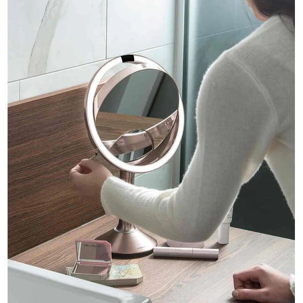 Valgustusega kosmeetikapeegel, suurendav ø 20 cm Sensor Trio - simplehuman-image-3