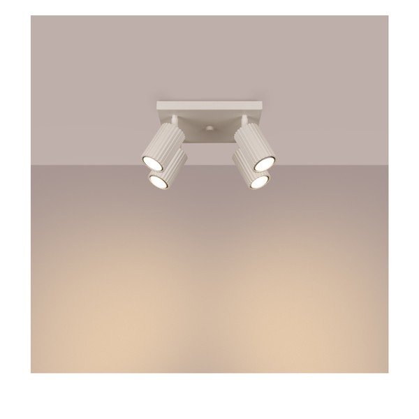 Kreem laevalgusti 25x25 cm Gleam - Sollux-image-2