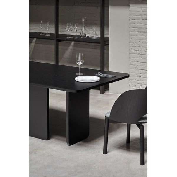 Must söögilaud , 200 x 100 cm Arq - Teulat-image-2