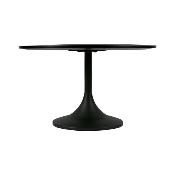 Černý kovový odkládací stolek WOOOD Bowie, ⌀ 70 cm