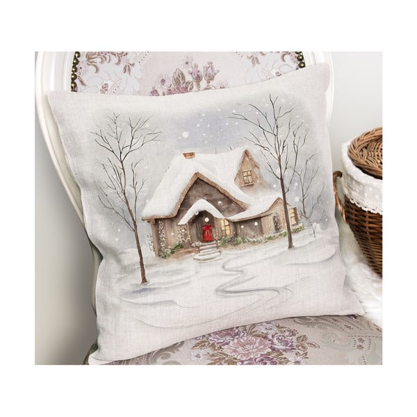 Jõulumotiividega padjapüür 43x43 cm - Mila Home-image-2