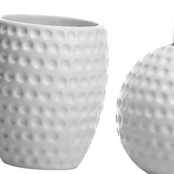 Valge komplekt vannitoatarvikuid - Casa Selección-image-2