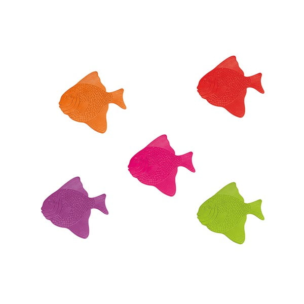 Laste libisemiskindlad vannimatid 5tk komplektis 16x16,5 cm Poissons - MSV-image-1