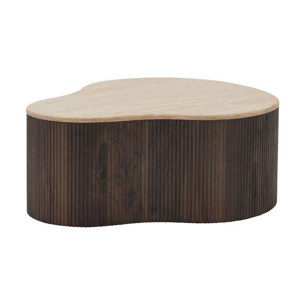 Tumepruun diivanilaud 75x84 cm Cadiz - House Nordic