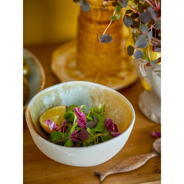 Kreemid kivikeraamikast kausid 4tk komplektis 525 ml Lacey - Bloomingville-image-3