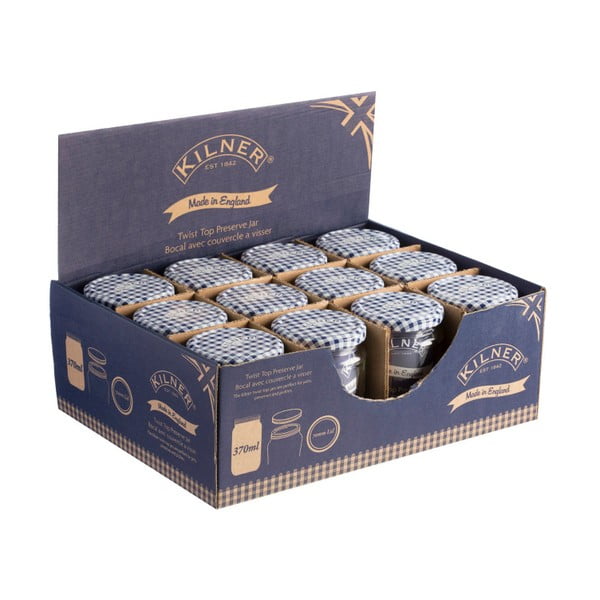 Skleněná zavařovací sklenice Kilner Round, 370 ml-image-1