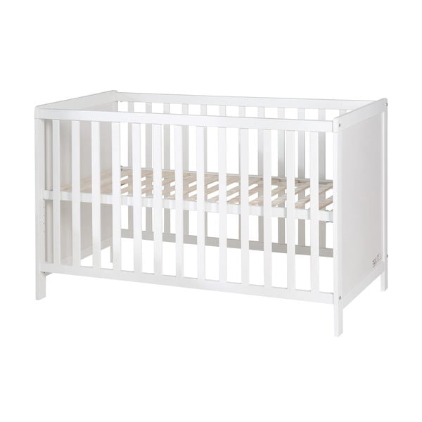 Valge võrevoodi 60x120 cm - Roba-image-2