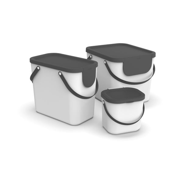 Ringlussevõetud plastist prügikast 40 l Albula - Rotho-image-4