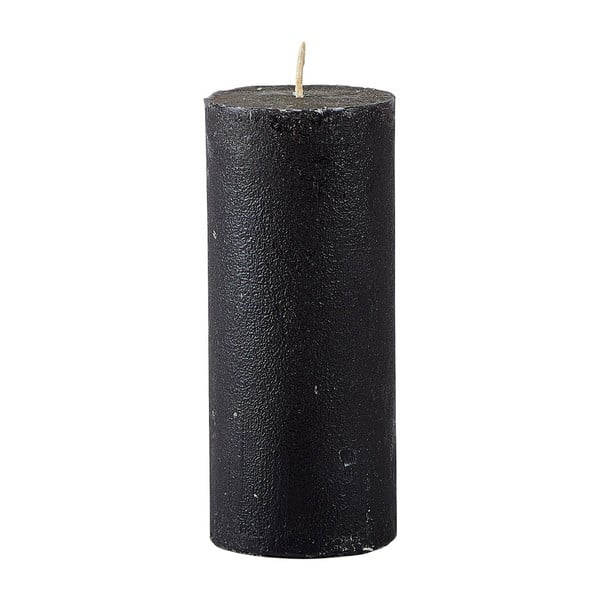 Černá svíčka KJ Collection Konic, ⌀ 6 x 14 cm