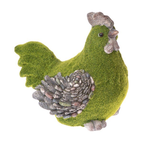 Zahradní dekorace ve tvaru slepice Dakls, výška 28 cm