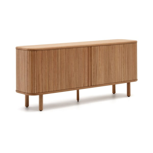 Saarepuidu spoonist lükandustega kummut 180x75,5x40 cm Mailen - Kave Home-image-4