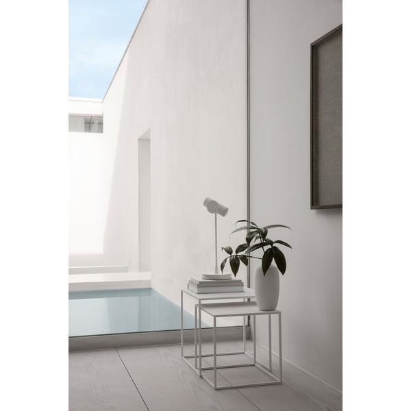 Valge keraamiline vaas, kõrgus 25 cm - Blomus-image-4