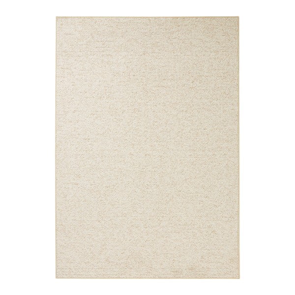 Koberec BT Carpet Wolly v krémové barvě, 80  x  150 cm