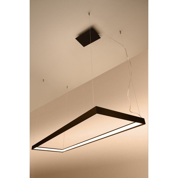 Must metallist LED-rippvalgusti TUULA - Thoro-image-1