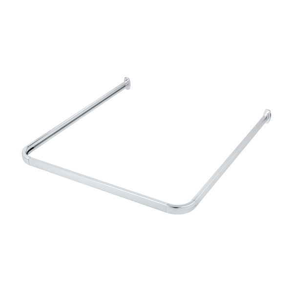 Läikiv hõbedane dušikardina varras Era - Wenko-image-3