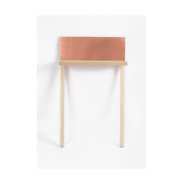 Odkládací stolek měděné barvy Surdic Mesita Copper
