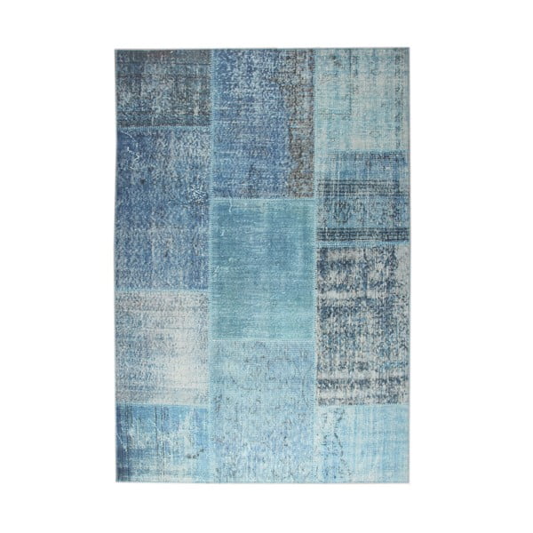 Modrý koberec Eko Rugs Esinam, 75 x 150 cm