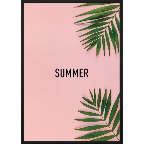 Seinaplakat raamis PINK/SUMMER, 40 x 50 cm Pink Summer - DecoKing