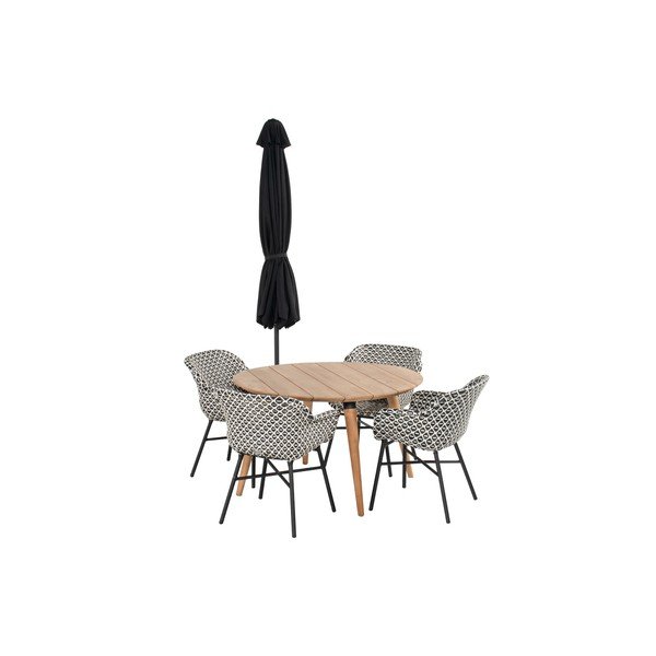 Must päikesevarju ø 300 cm Sophie - Hartman-image-3