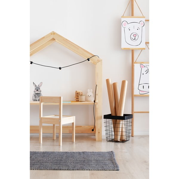 Laste töölaud männist Bran, 40 x 111 cm - Adeko-image-1